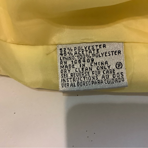 Tahari Yellow Sleeveless Top, 16 Petite - Picture 6 of 10